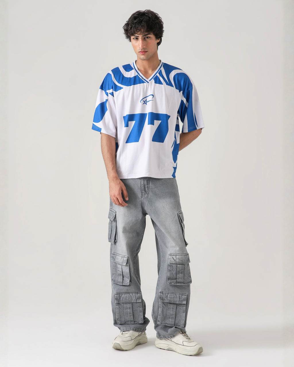 THE BLITZ-77 OVERSIZED MESH JERSEY