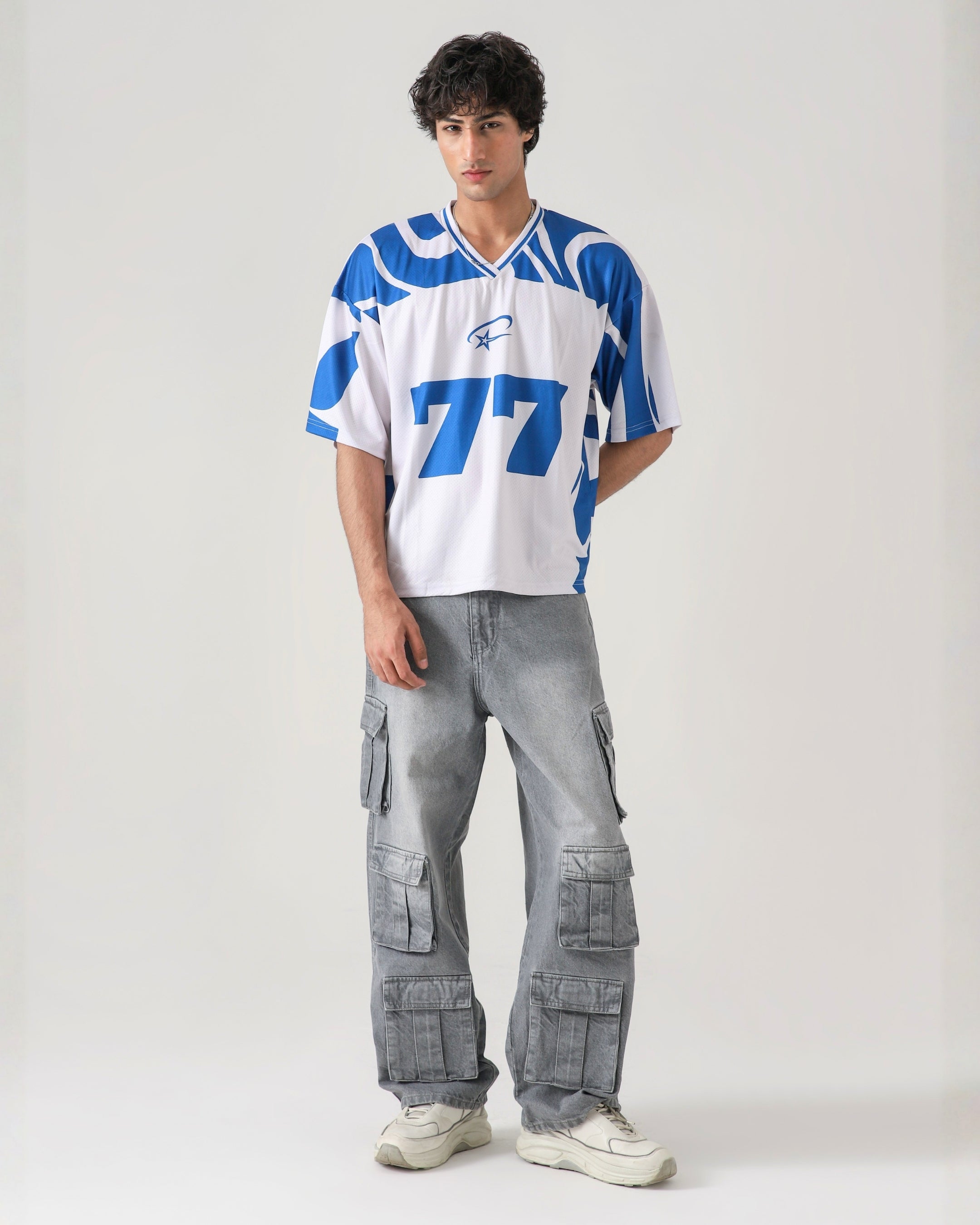 THE BLITZ-77 OVERSIZED MESH JERSEY