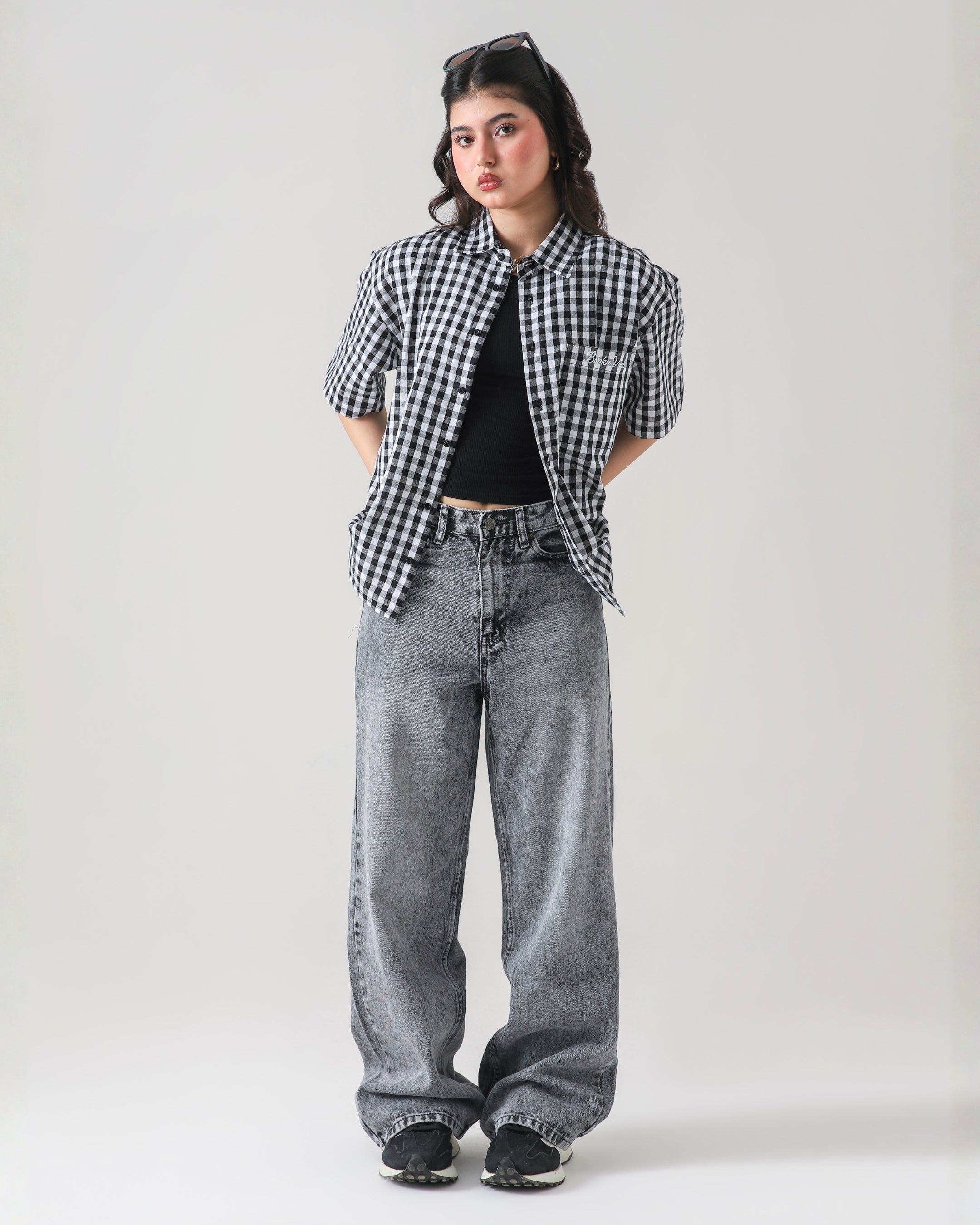 THE ANARCHY CHECK BOXY-FIT SHIRT
