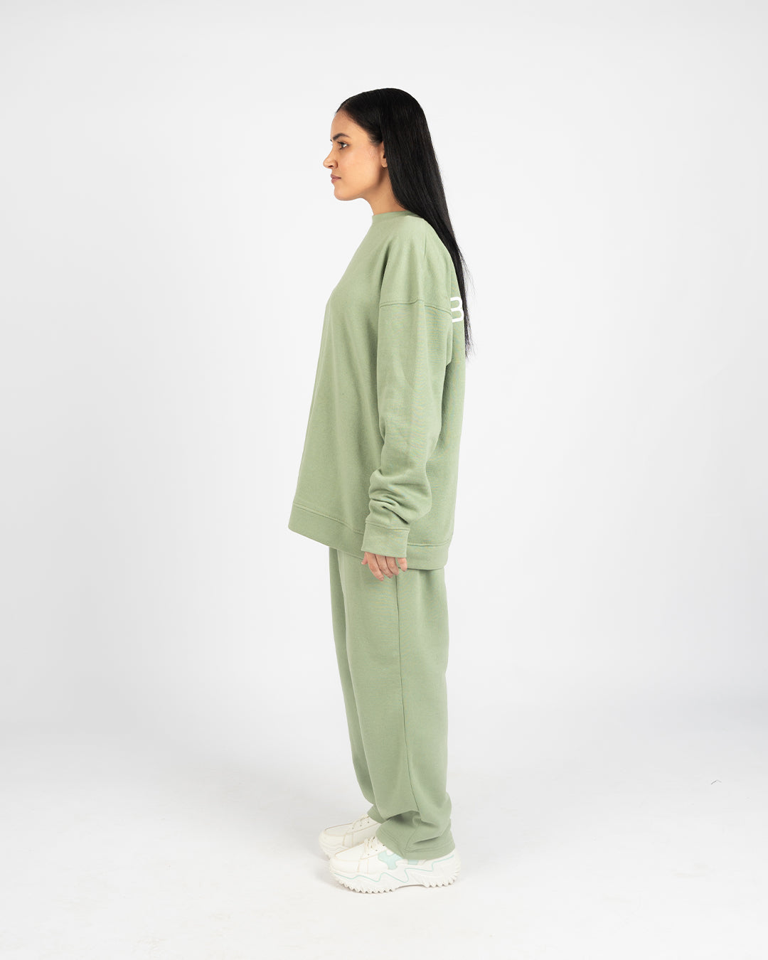 Oversized Pistachio Sweatshirt - Lightweight- UNISEX