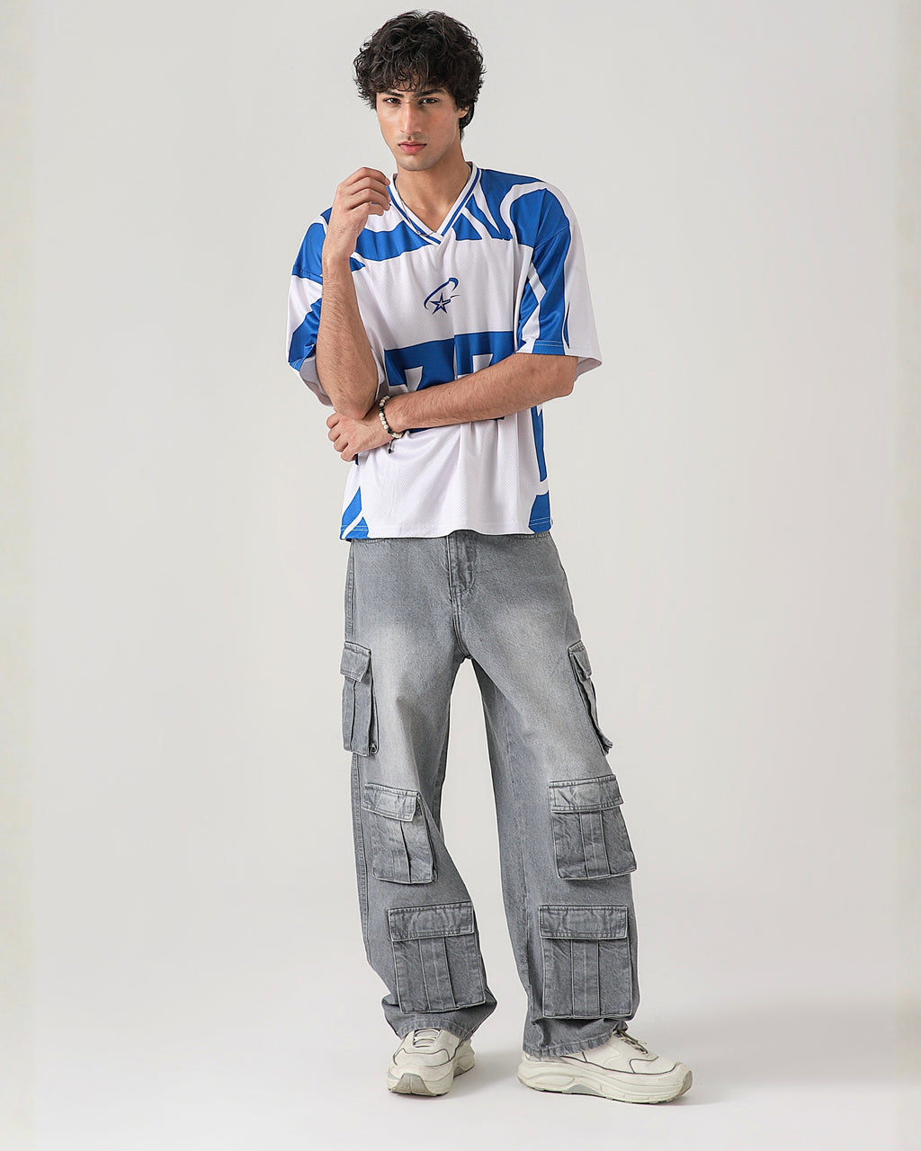 THE BLITZ-77 OVERSIZED MESH JERSEY