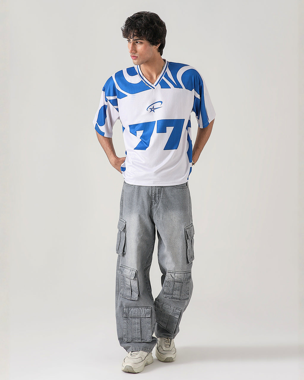 THE BLITZ-77 OVERSIZED MESH JERSEY