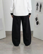 Pitch Black Denim - Loose Fit - UNISEX