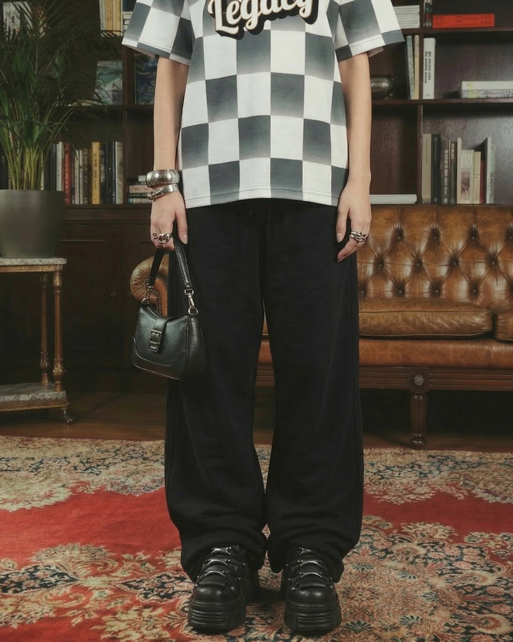 THE URBAN WIDE-LEG TROUSERS BLACK - UNISEX