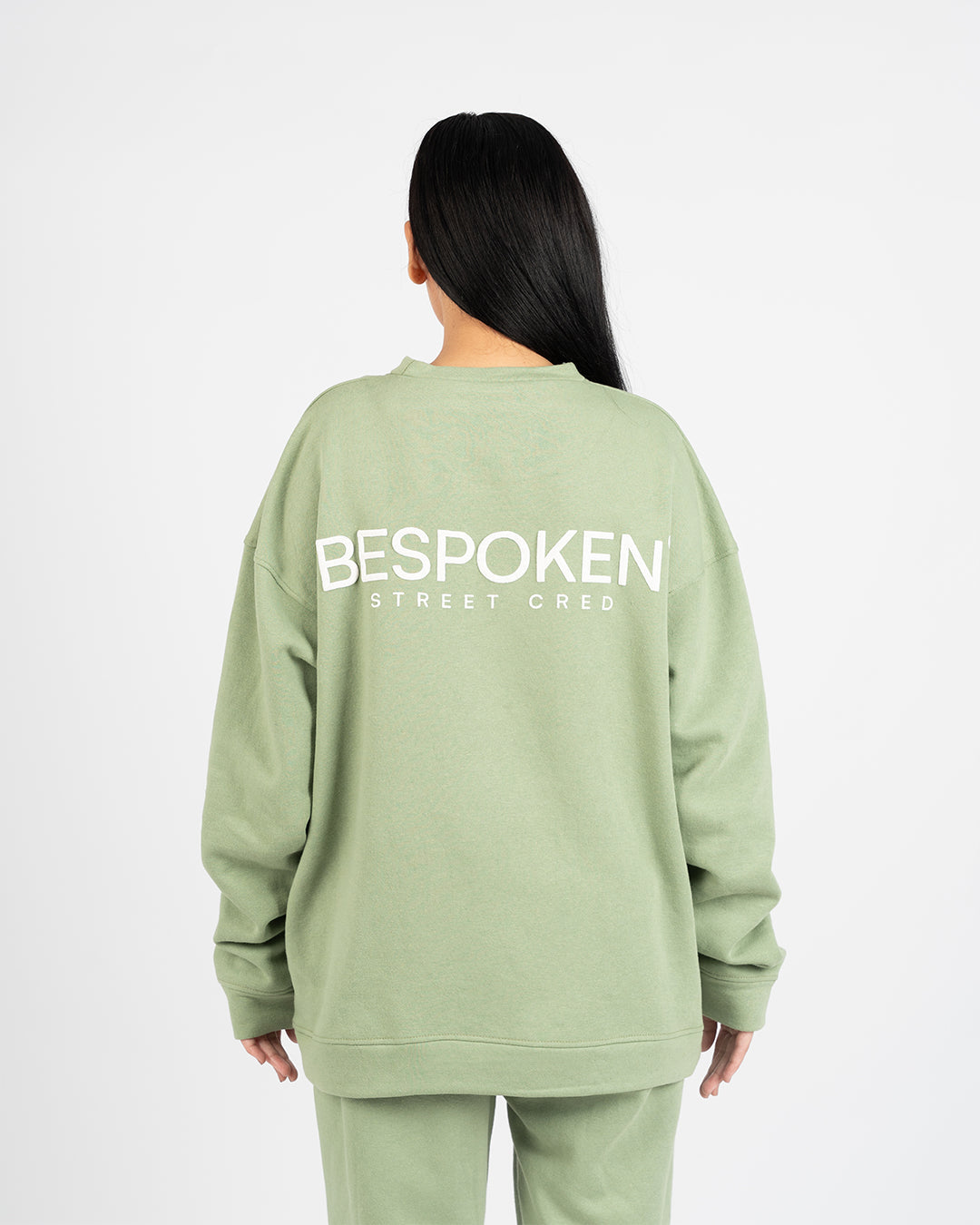 Oversized Pistachio Sweatshirt - Lightweight- UNISEX