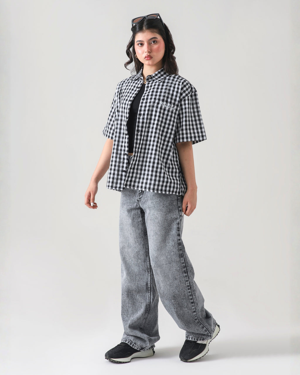 THE ANARCHY CHECK BOXY-FIT SHIRT
