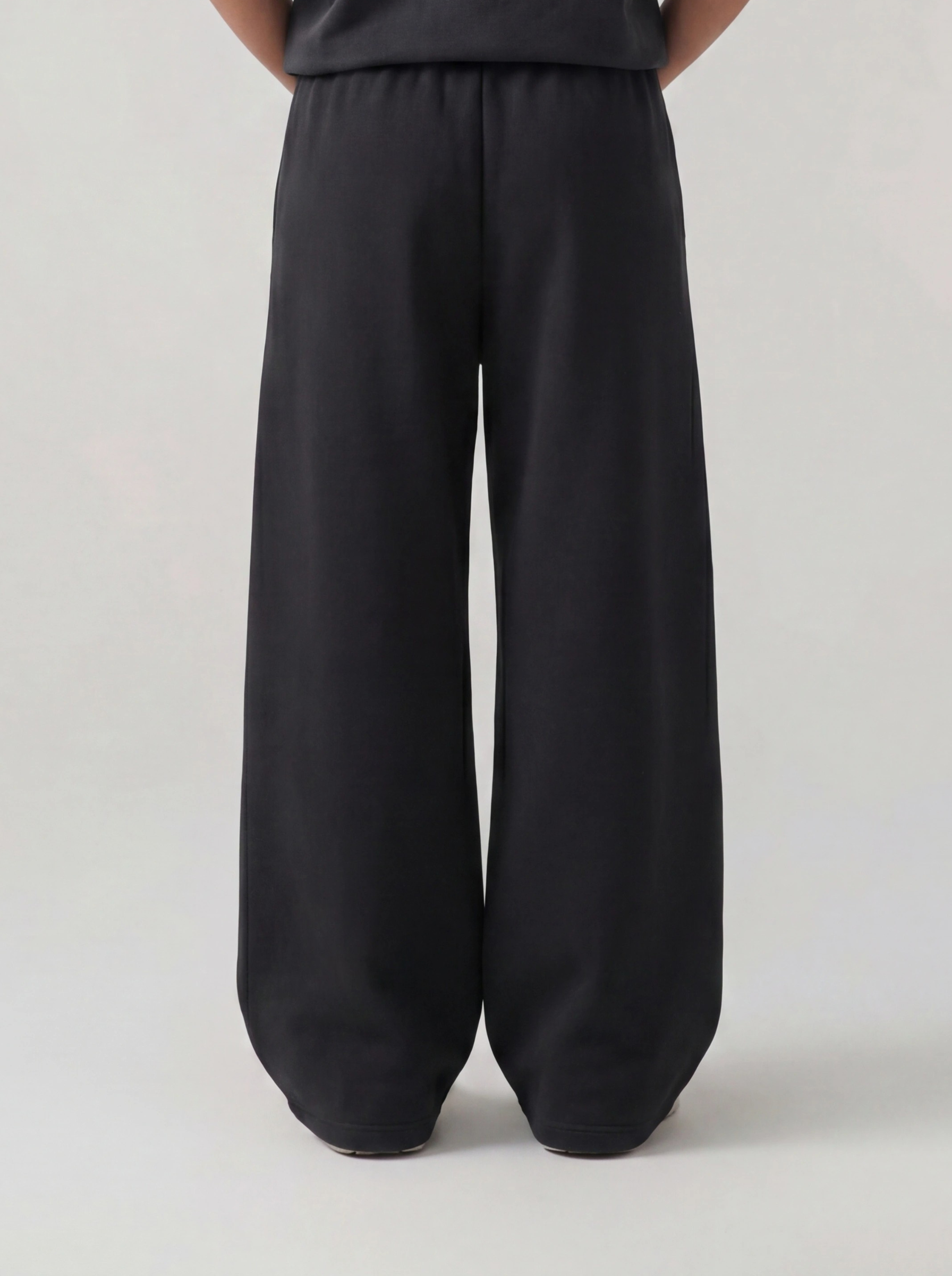 THE URBAN WIDE-LEG TROUSERS BLACK - UNISEX