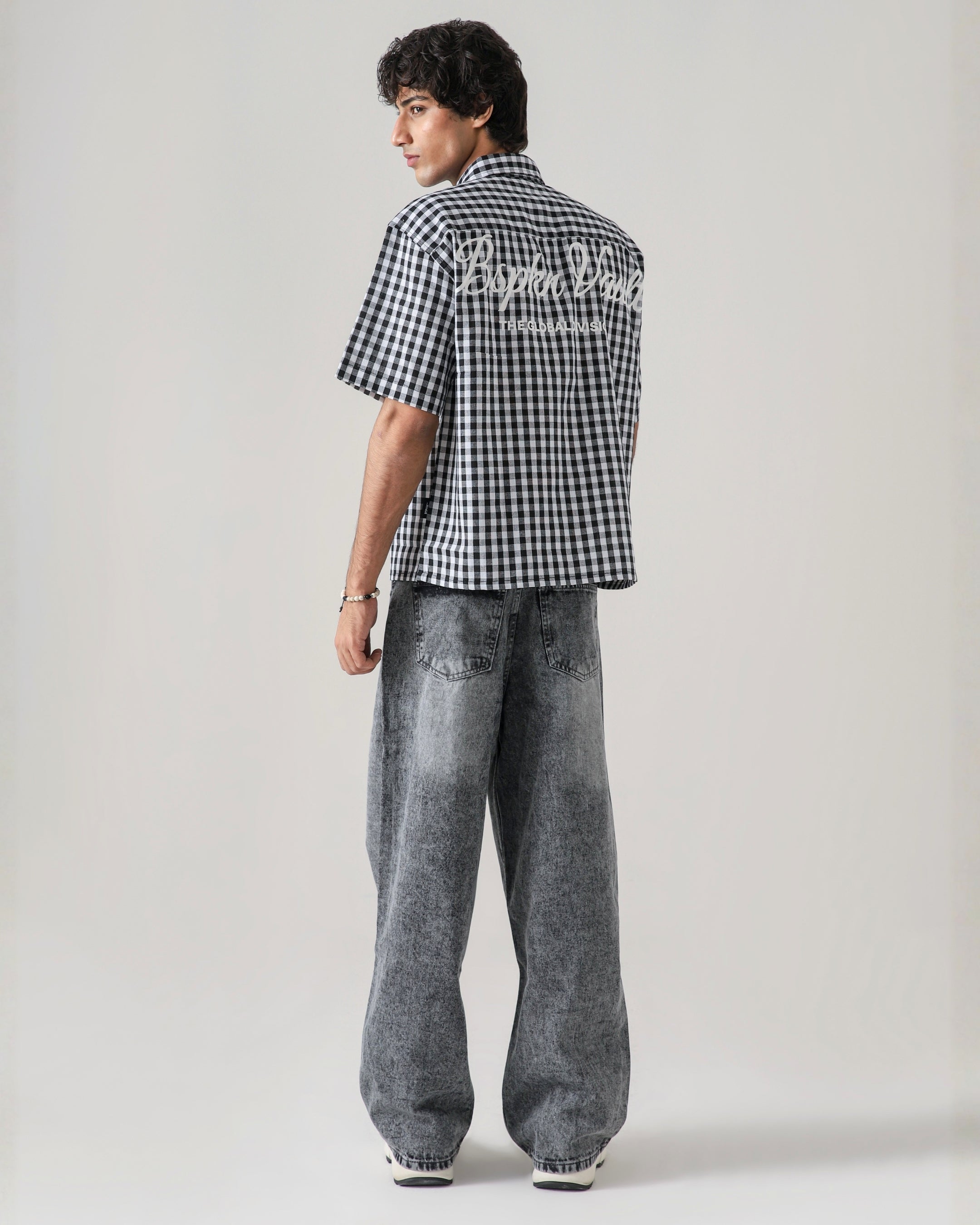 THE ANARCHY CHECK BOXY-FIT SHIRT