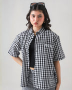 THE ANARCHY CHECK BOXY-FIT SHIRT