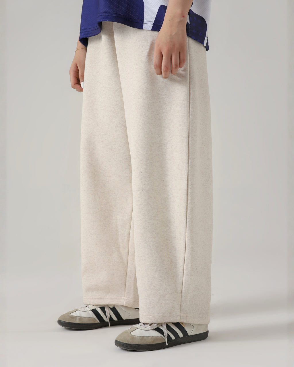 THE BONE IVORY LOOSE TROUSER