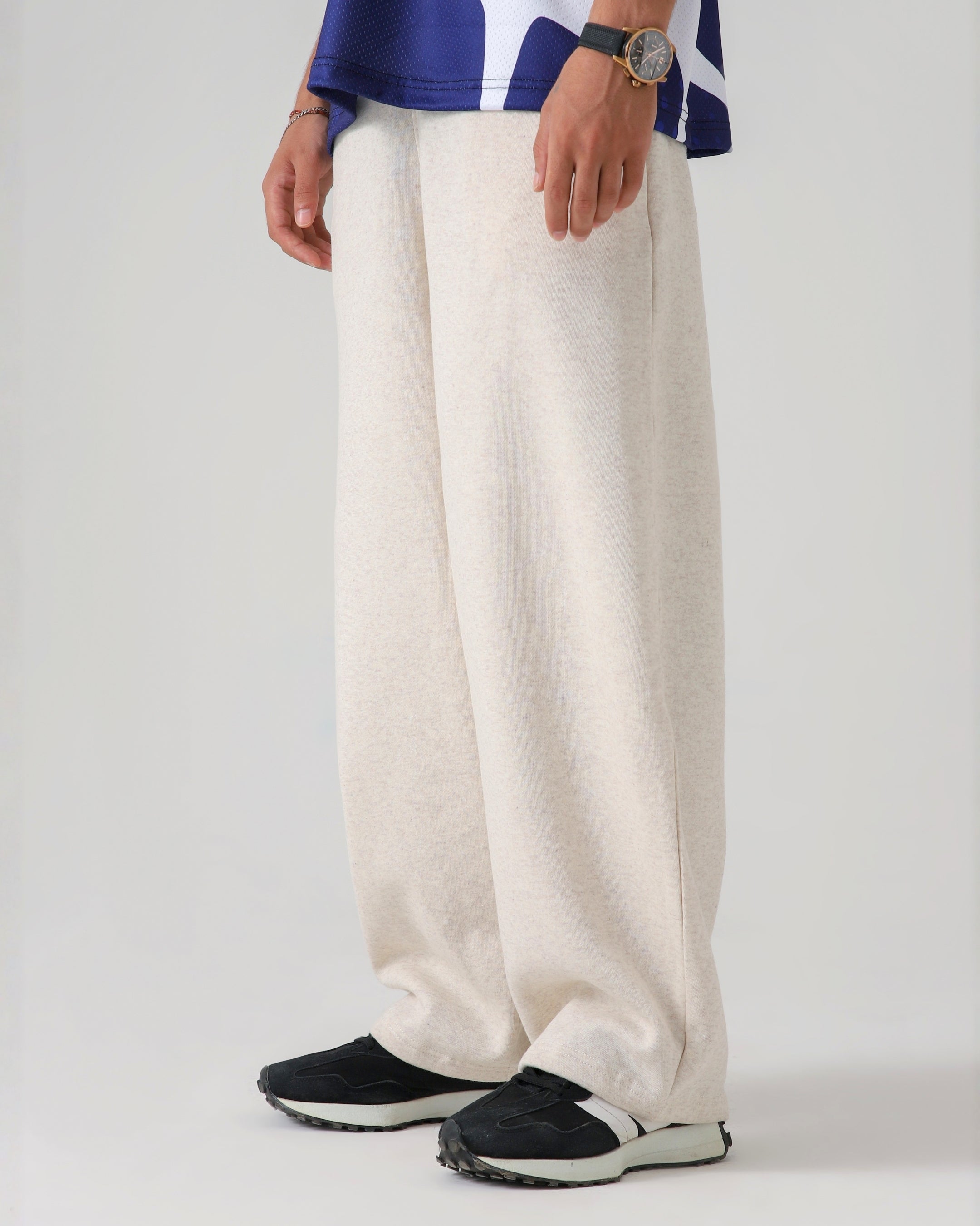 THE BONE IVORY LOOSE TROUSER