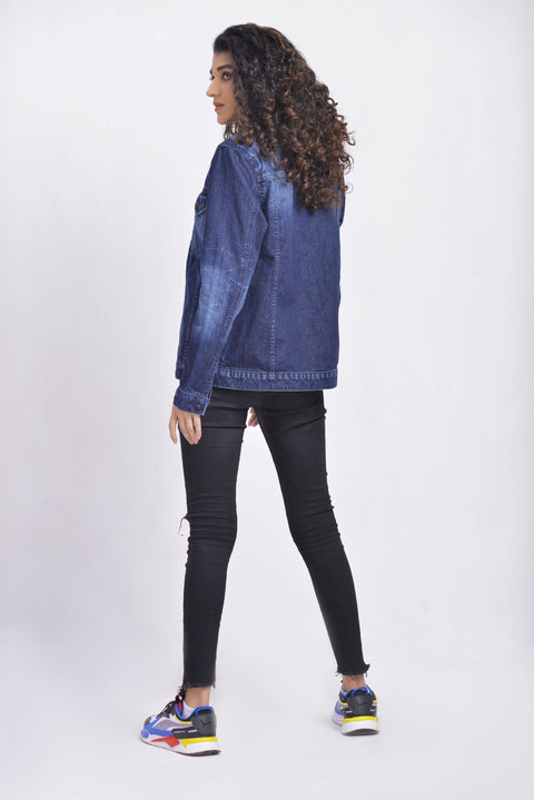 MEDIUM INDIGO DENIM JACKET - UNISEX