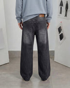 Mid-Grey Baggy Denim - Loose Fit - UNISEX