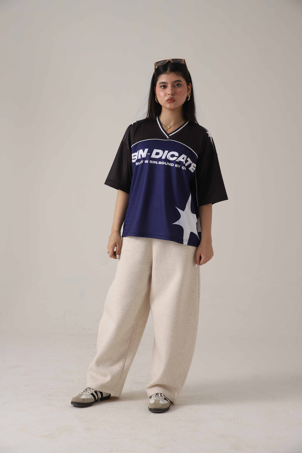 The Bone Ivory Loose Trouser