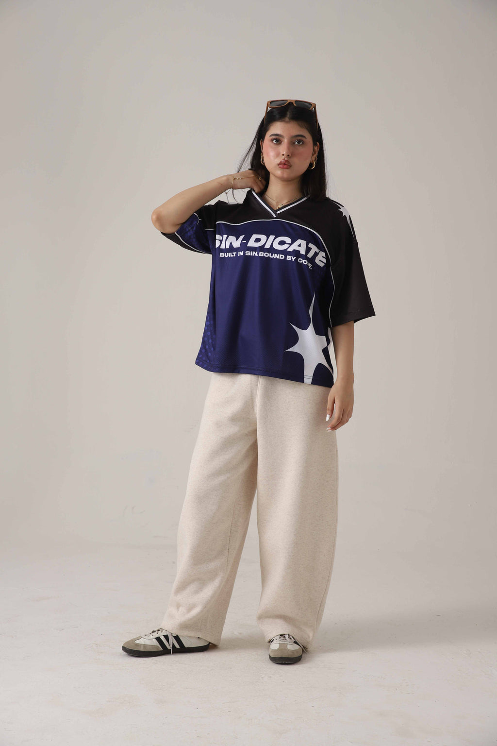 The Bone Ivory Loose Trouser