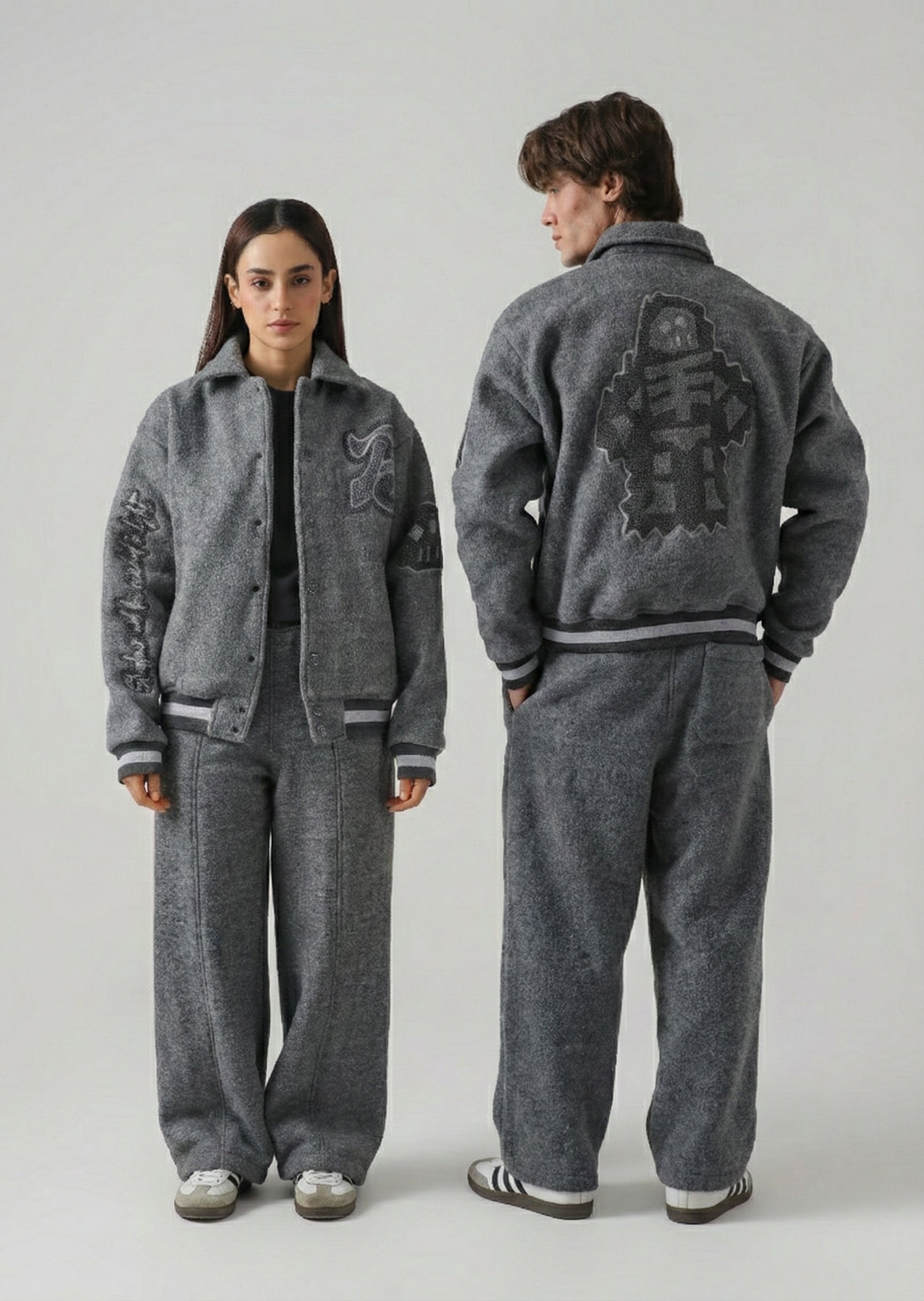 GREY MATTER VARSITY UNISEX JACKET Main image