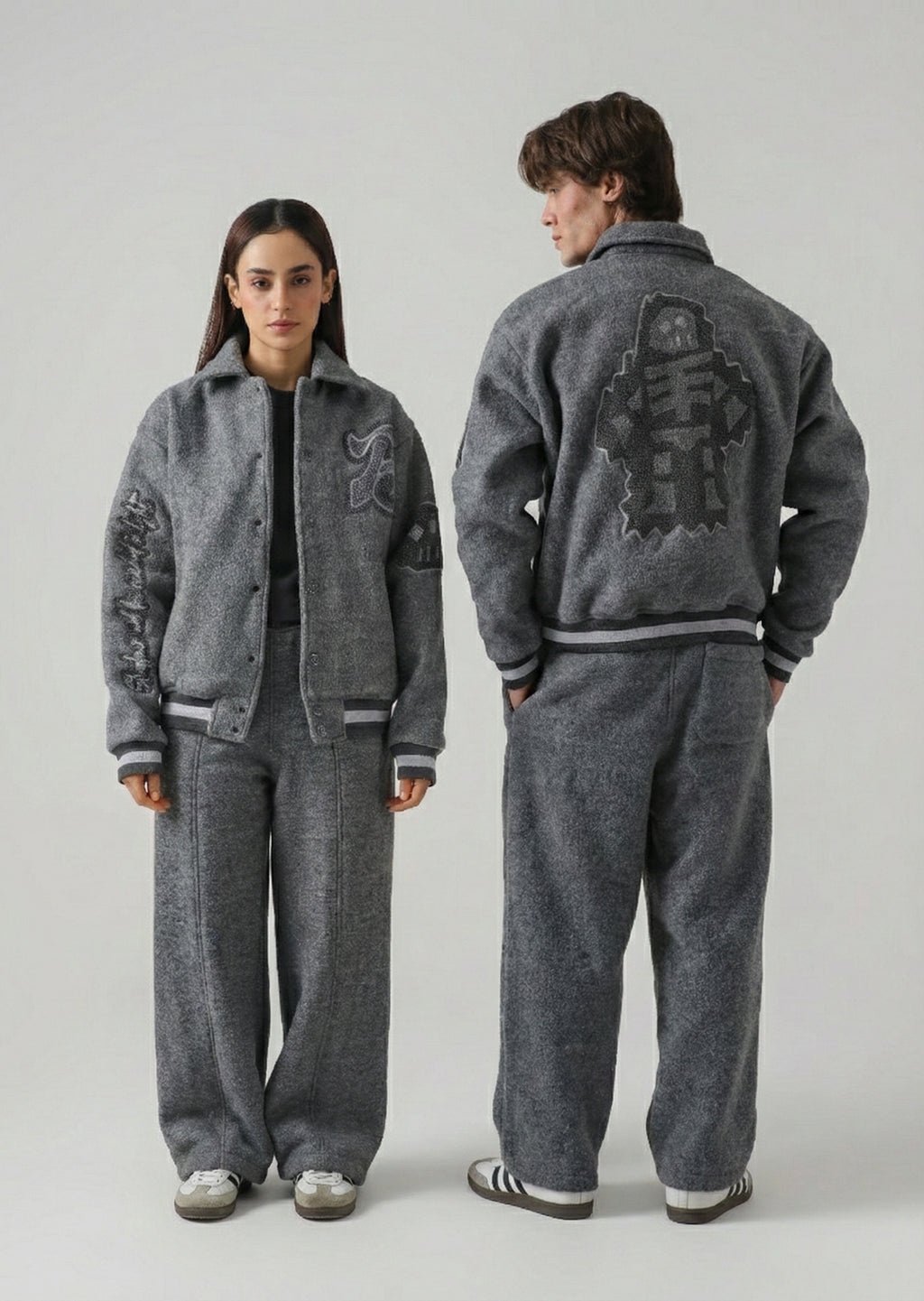 GREY MATTER VARSITY UNISEX JACKET