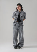 THE ANARCHY CHECK BOXY-FIT SHIRT