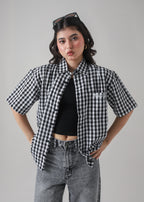 THE ANARCHY CHECK BOXY-FIT SHIRT