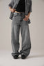 The Glitch Grey Loose Acid Denim