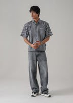 THE ANARCHY CHECK BOXY-FIT SHIRT
