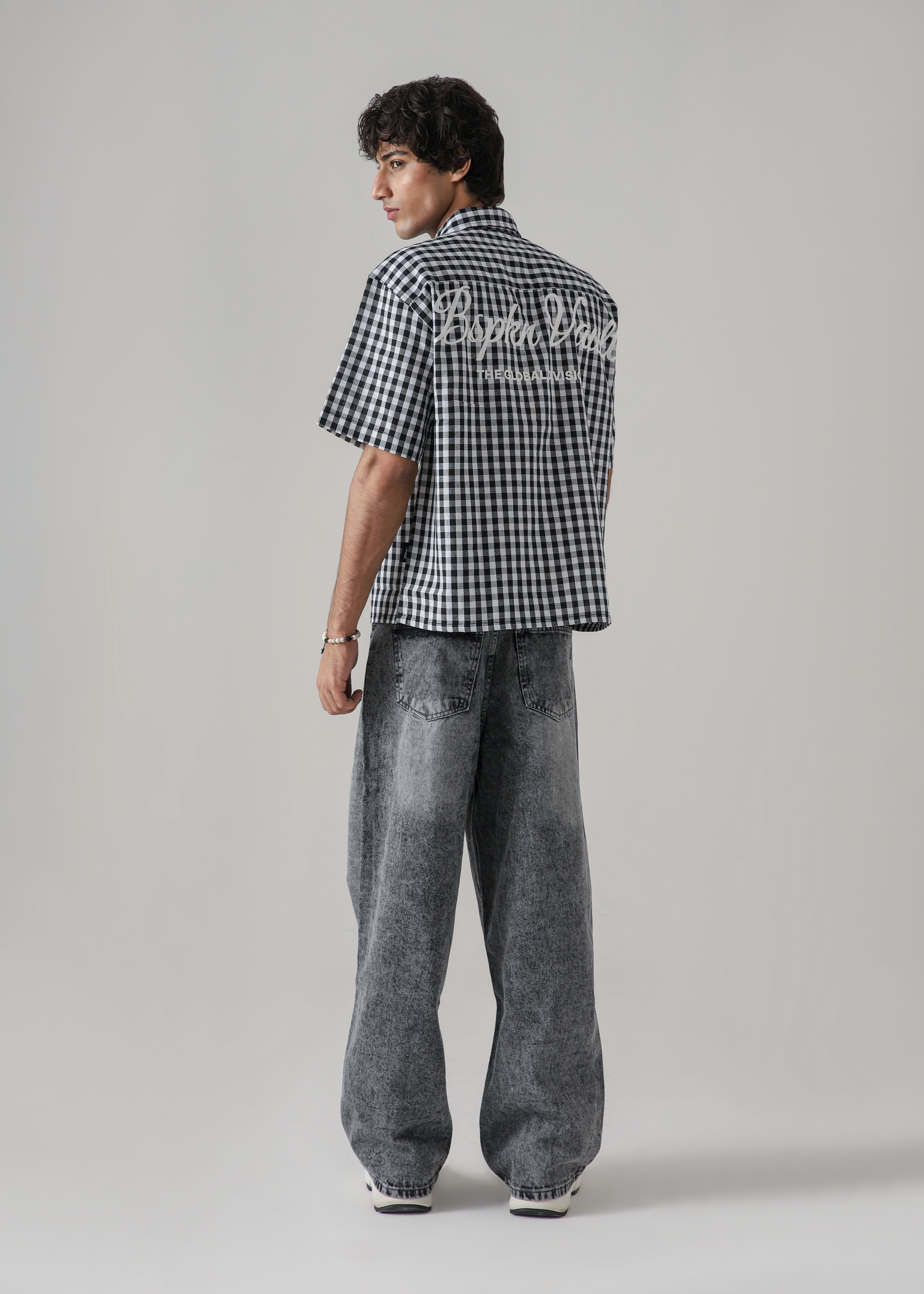 THE ANARCHY CHECK BOXY-FIT SHIRT