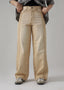 Trail Stripe Beige Loose Denim