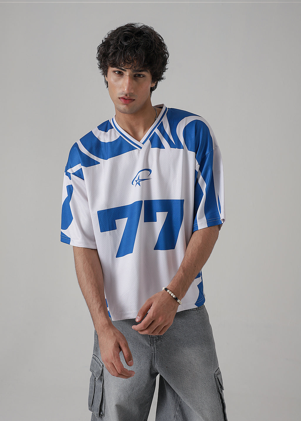 THE BLITZ-77 OVERSIZED MESH JERSEY