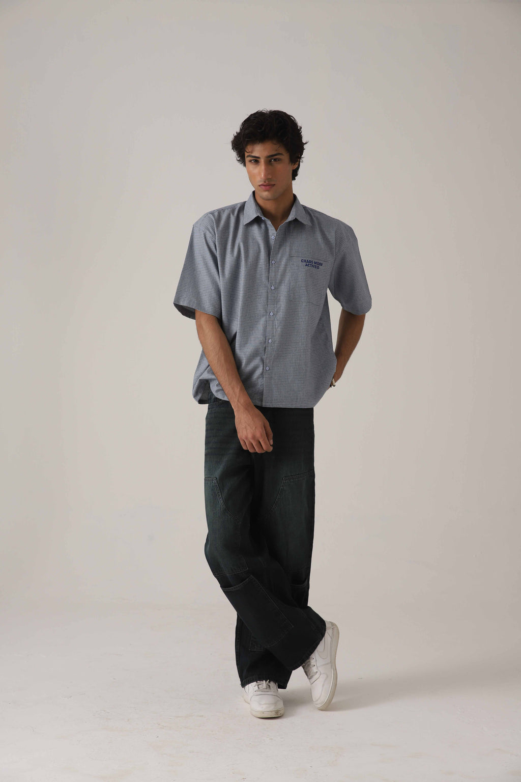 The Utility Olive Loose Denim