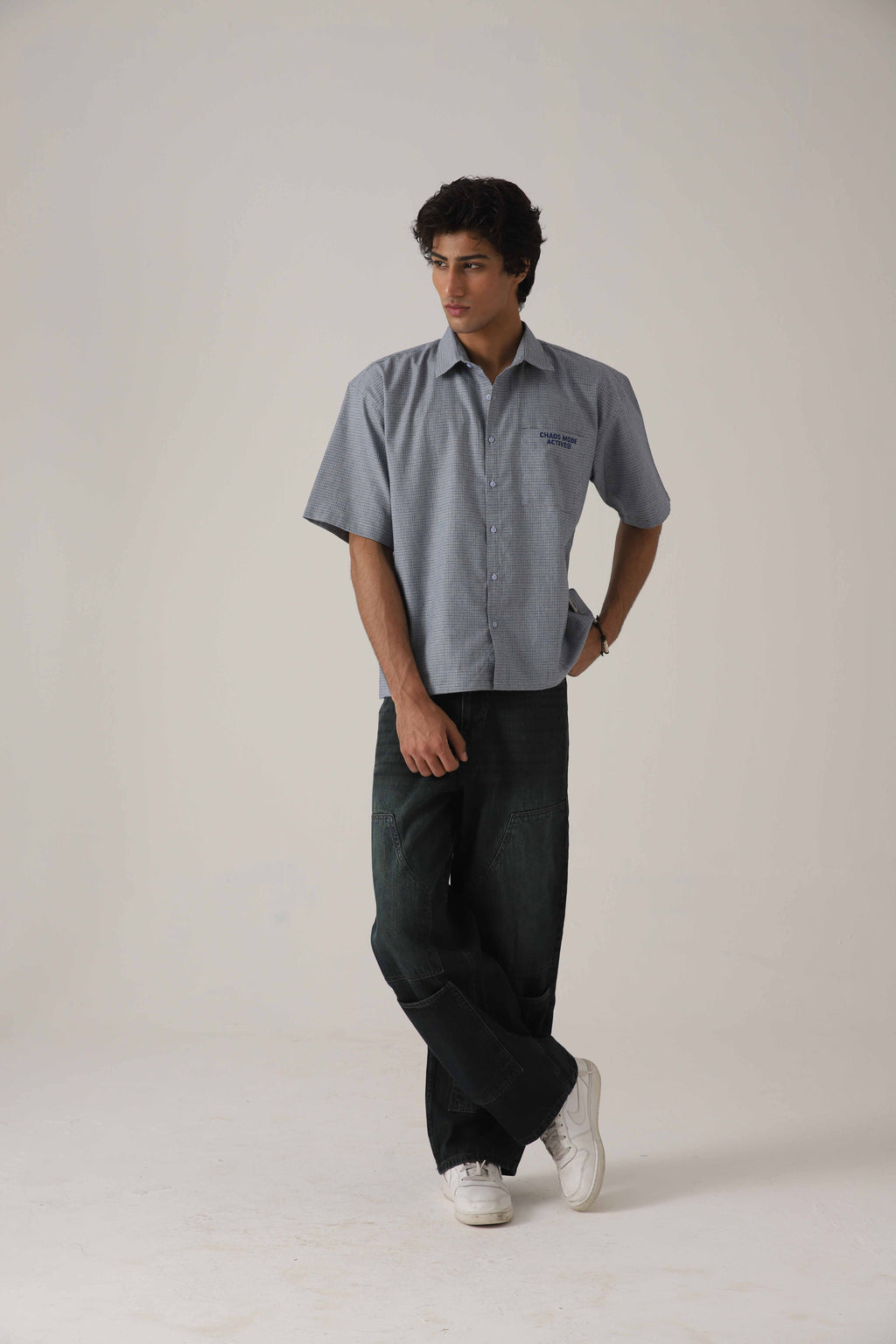 The Utility Olive Loose Denim