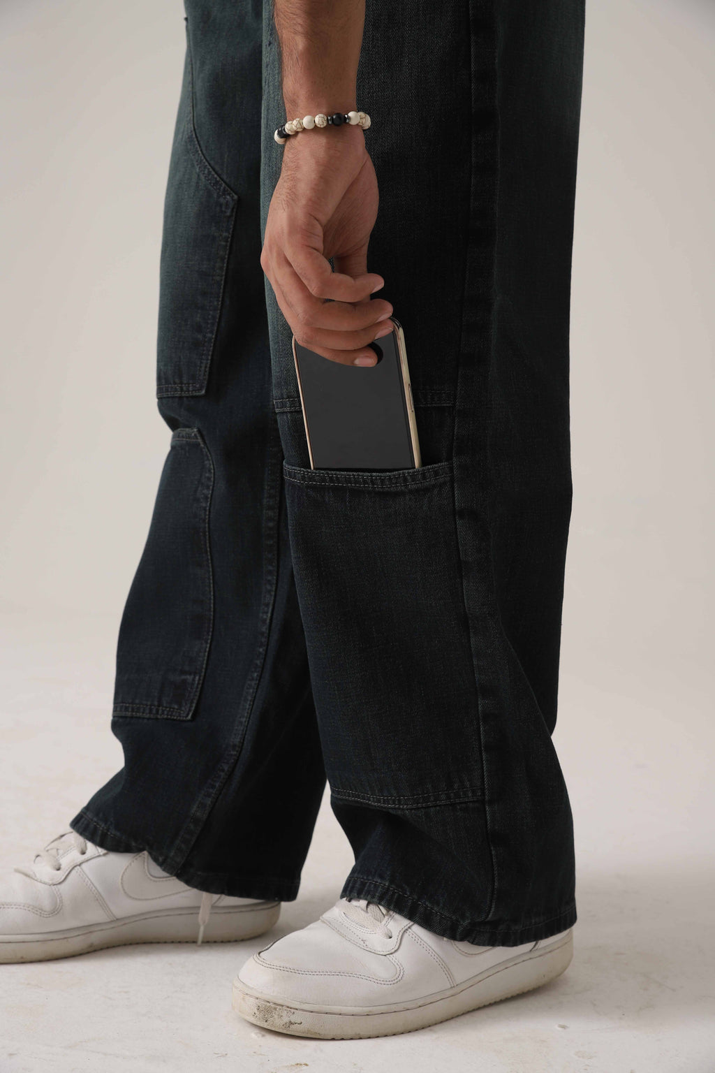 The Utility Olive Loose Denim