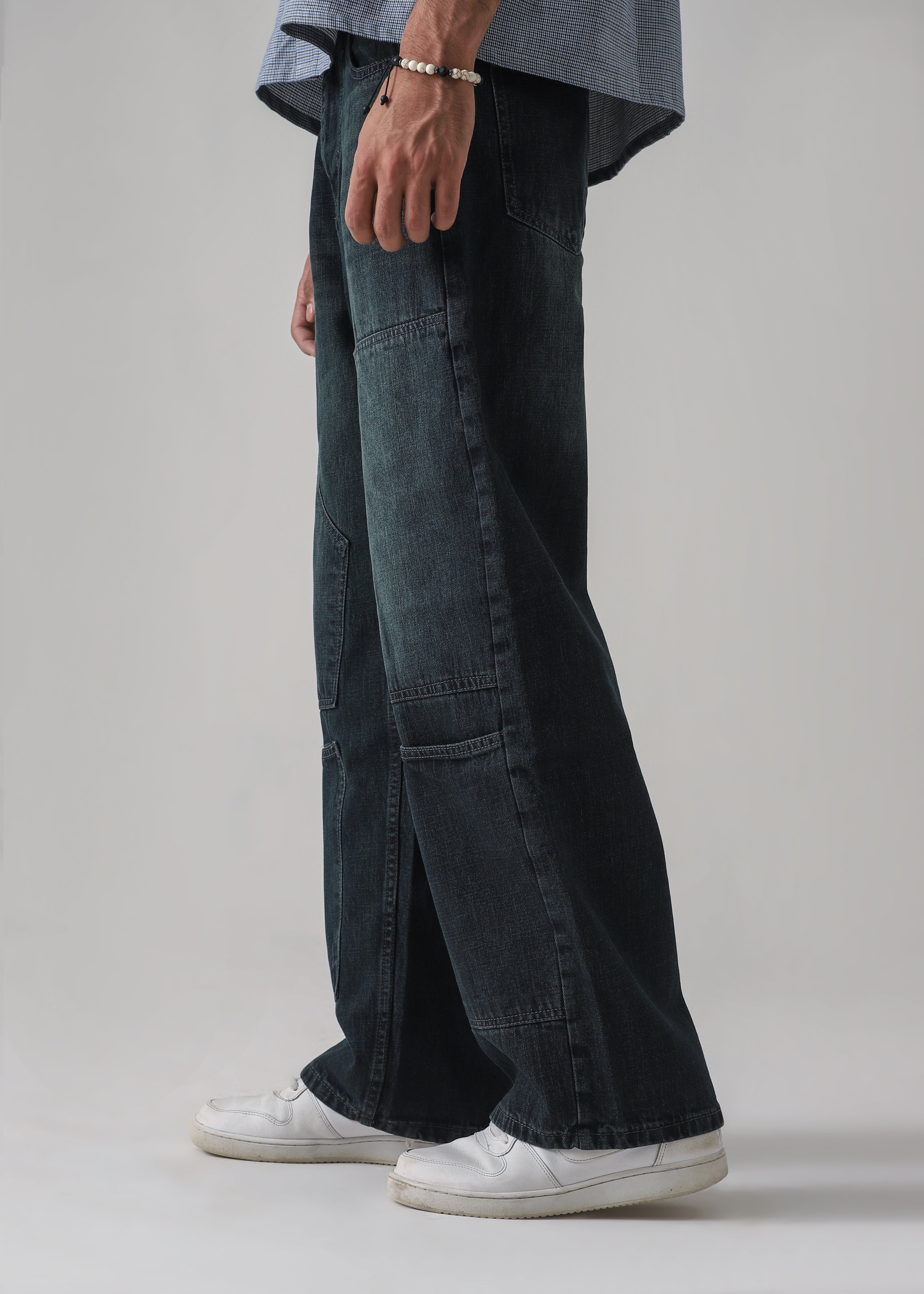 The Utility Olive Loose Denim Secondary image