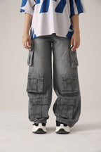 The Bunker Grey Loose Cargo Denim