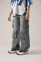 The Bunker Grey Loose Cargo Denim