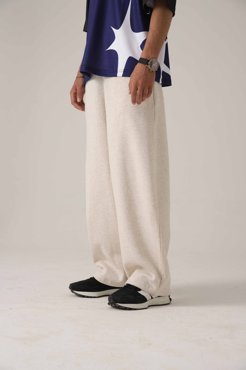 The Bone Ivory Loose Trouser