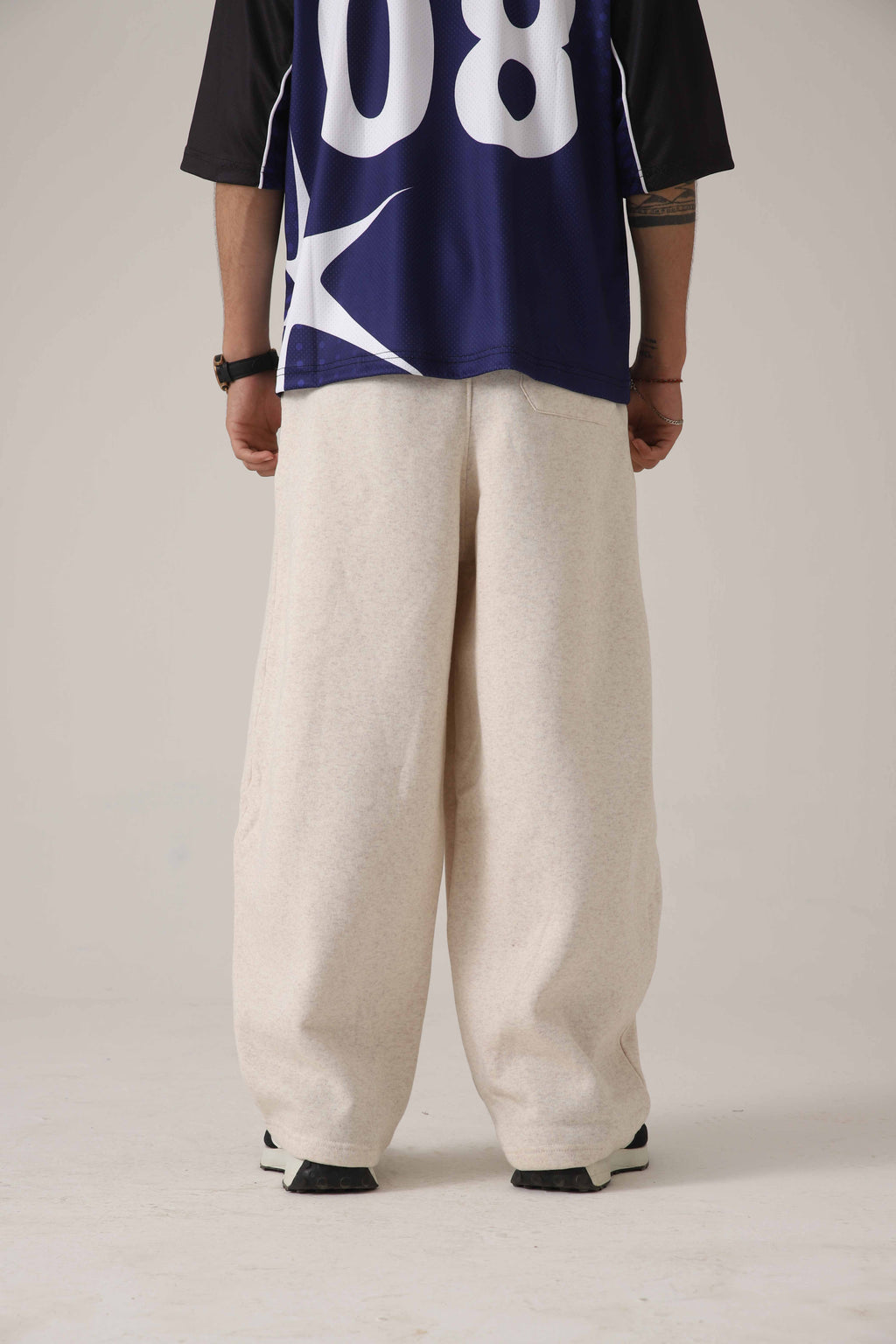 The Bone Ivory Loose Trouser