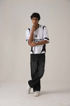 The Shadow Rail Black Loose Denim