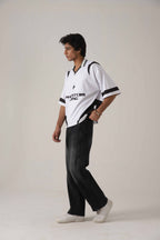 The Shadow Rail Black Loose Denim