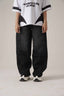 The Shadow Rail Black Loose Denim