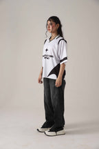 The Shadow Rail Black Loose Denim