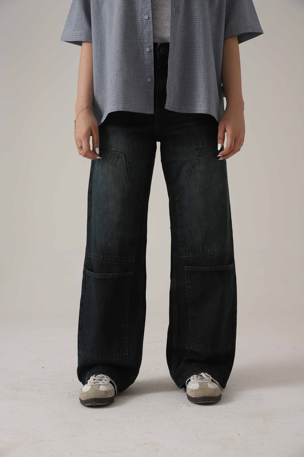 The Utility Olive Loose Denim