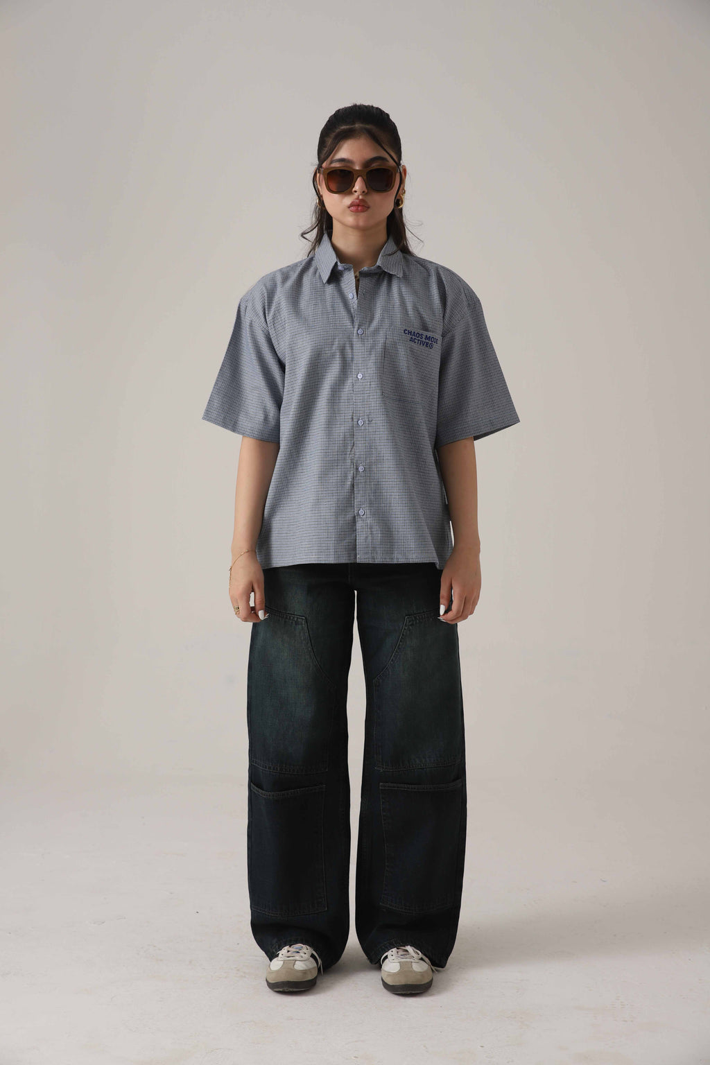 The Utility Olive Loose Denim