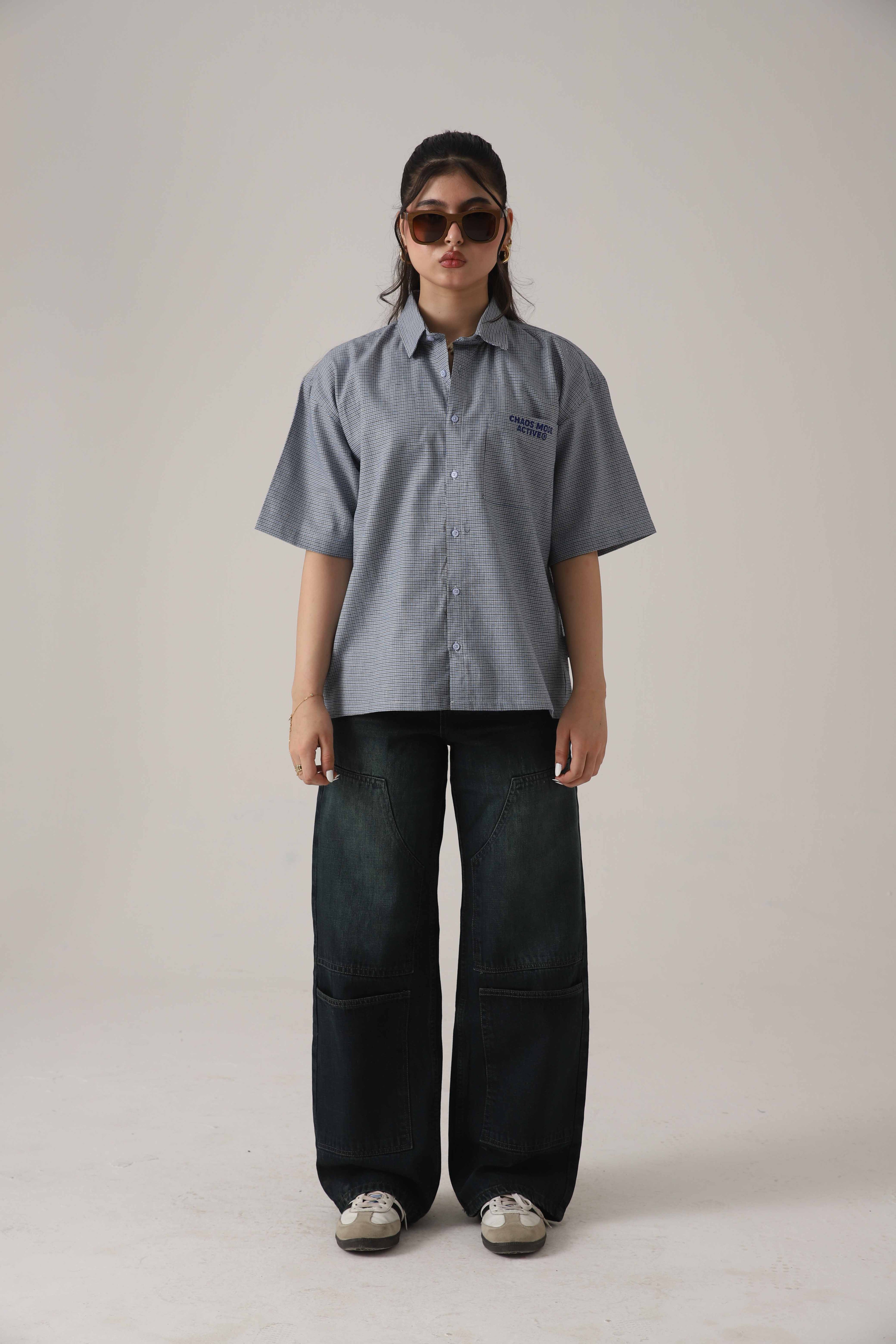The Utility Olive Loose Denim