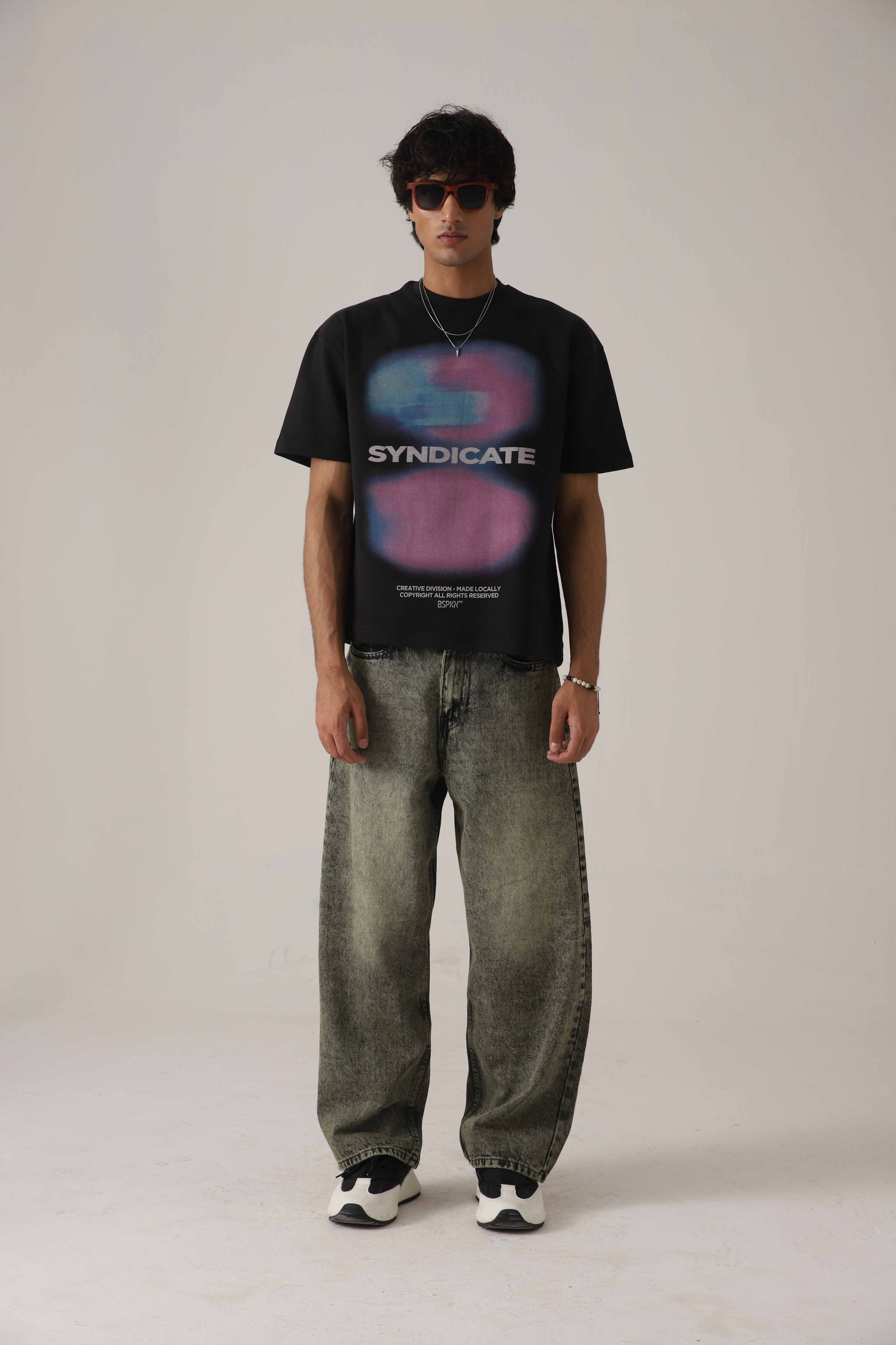 The Moss Acid Static Baggy Denim