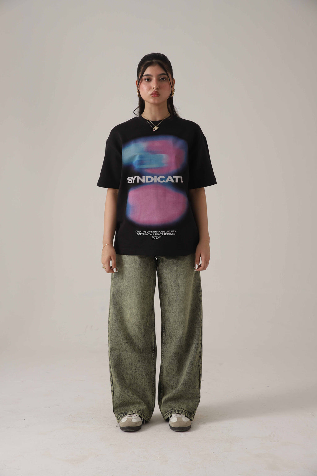 The Moss Acid Static Baggy Denim