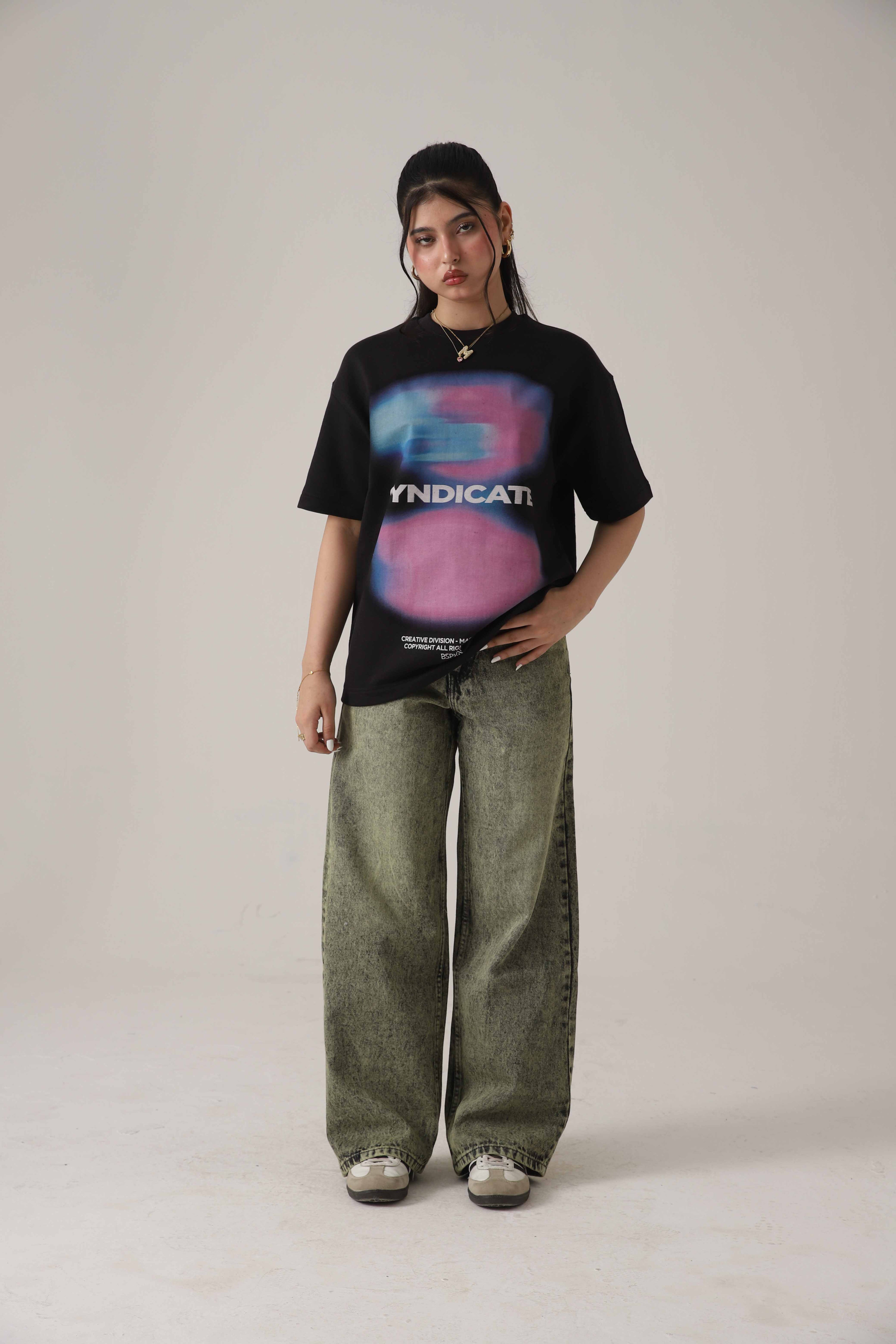 The Moss Acid Static Baggy Denim