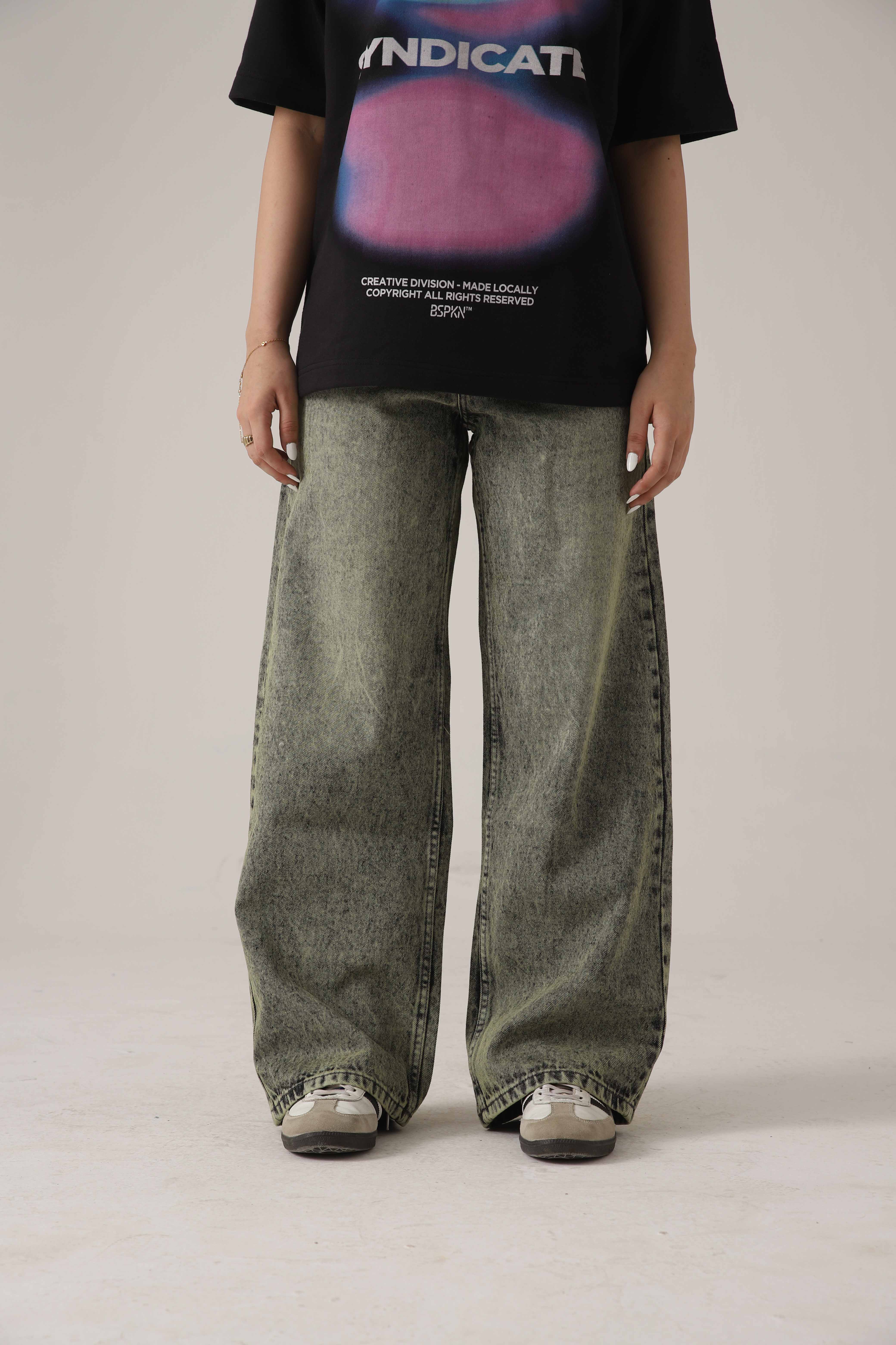 The Moss Acid Static Baggy Denim Main image
