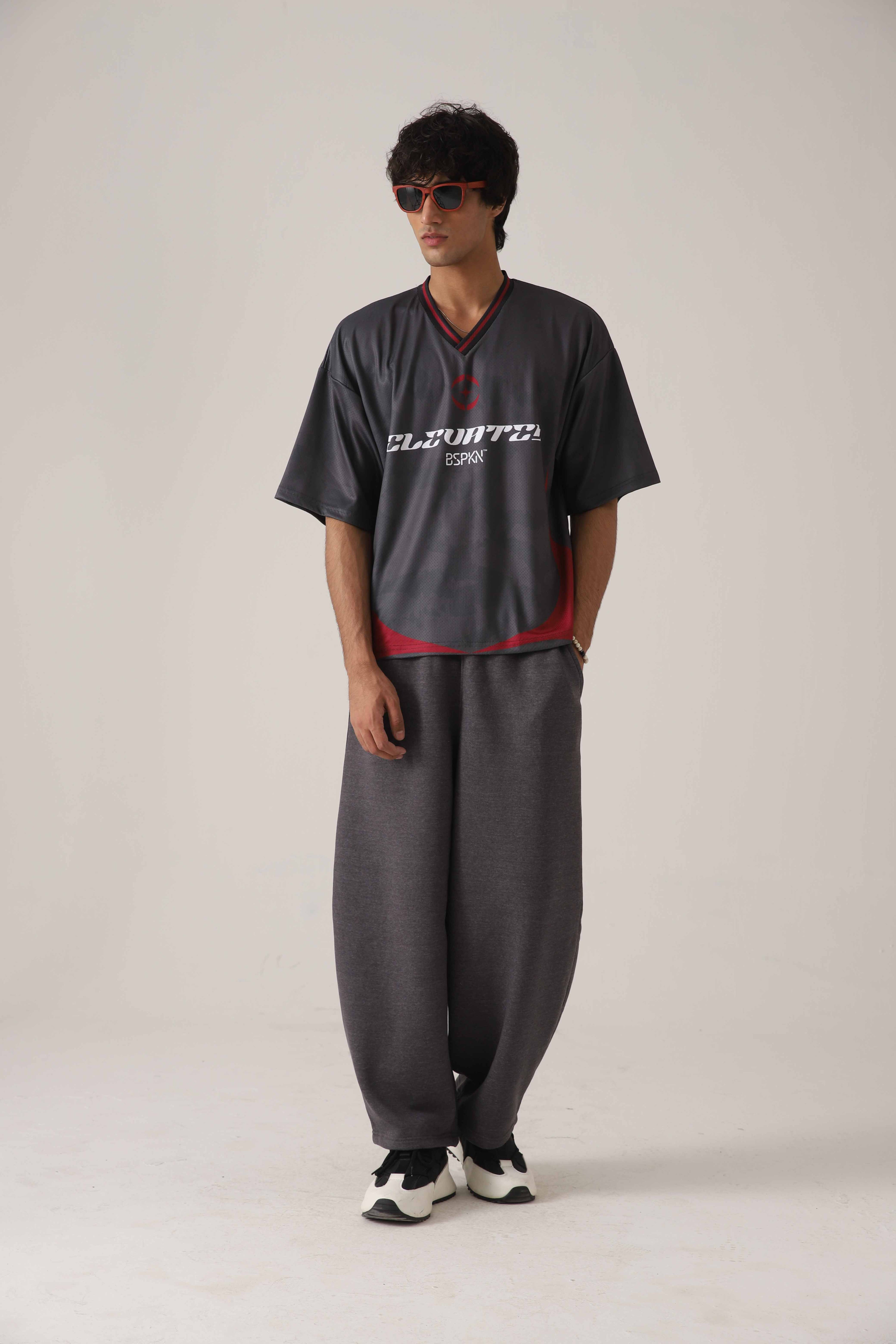 The Eclipse Charcoal Loose Trouser