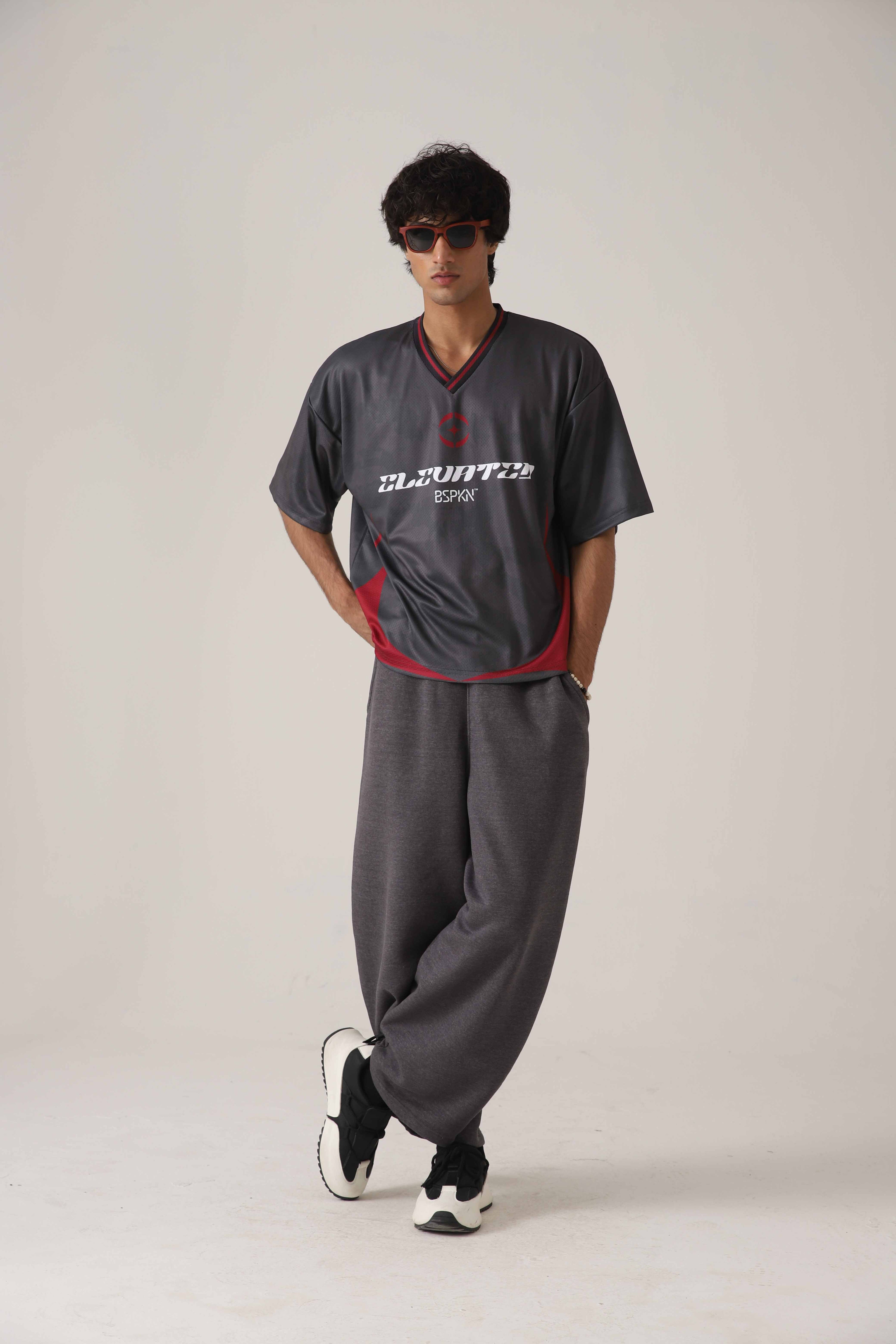 The Eclipse Charcoal Loose Trouser