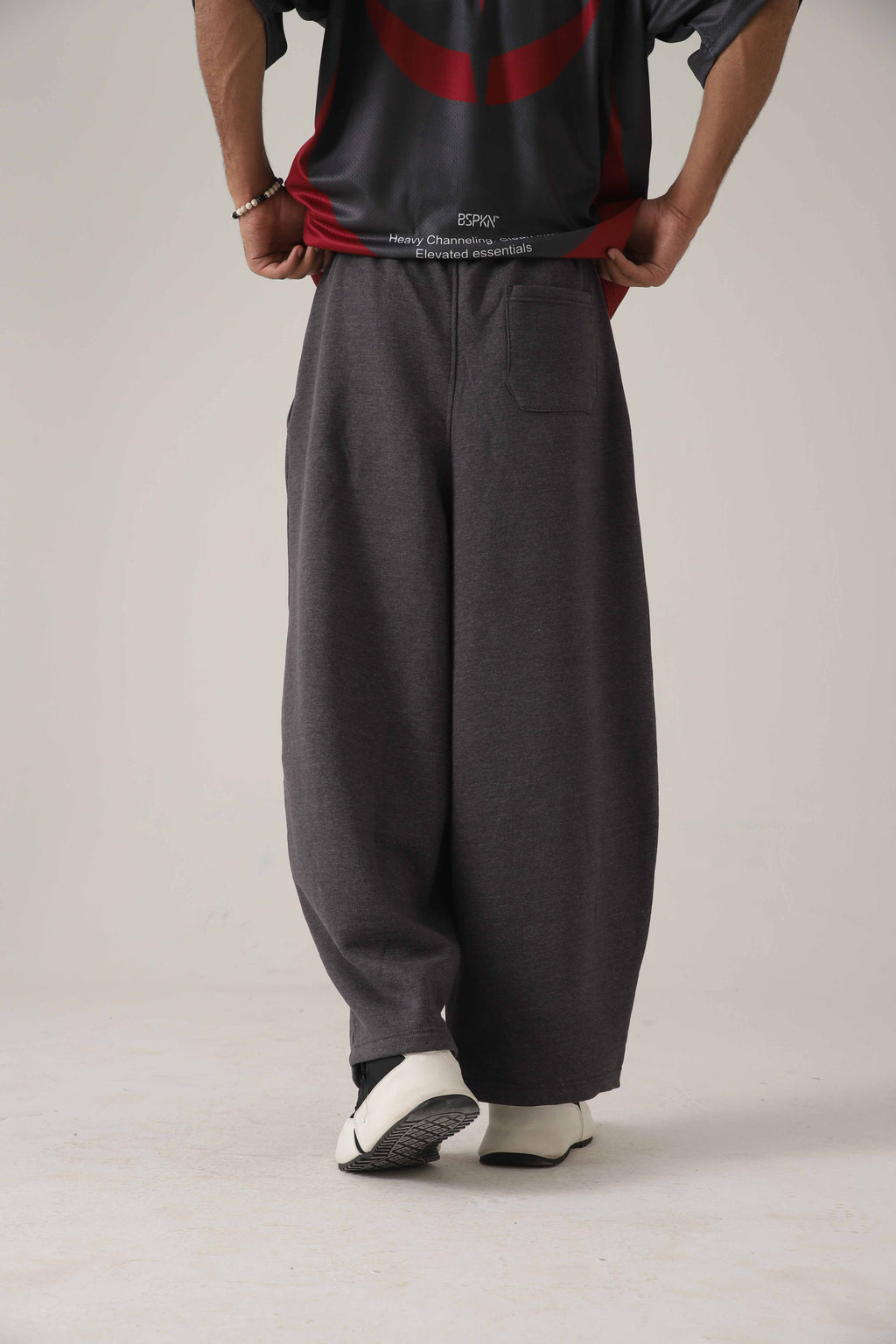 The Eclipse Charcoal Loose Trouser